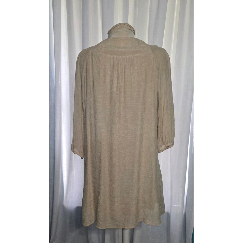Indigo Rose tunic dress lace neckline tassel Size L NWT - Picture 2 of 5
